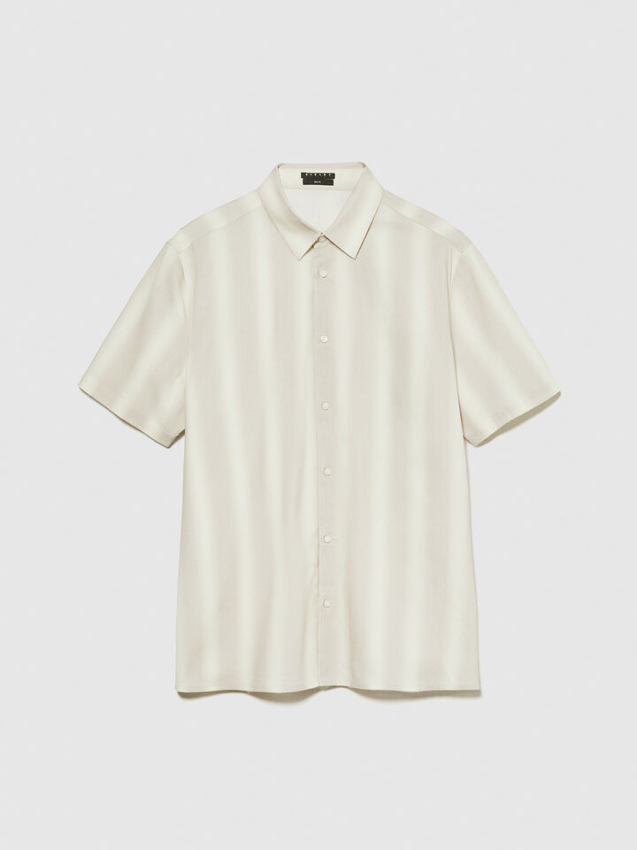 Short sleeve printed shirt - men's slim fit shirts - Multi-color | Sisley image number 6